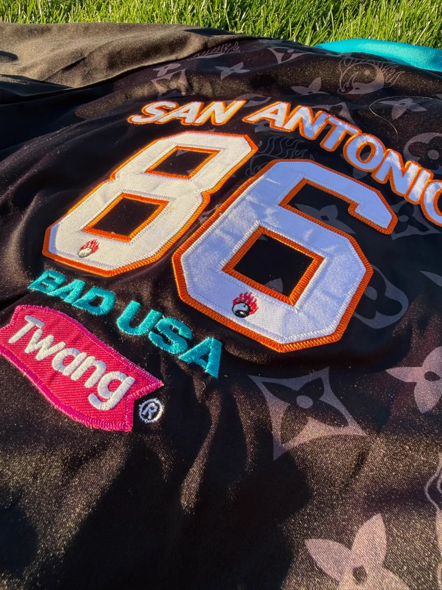 Custom Soccer Jersey with Sewn On Applique Logos for @twang_official by Colorblox Merch in Gilbert AZ
