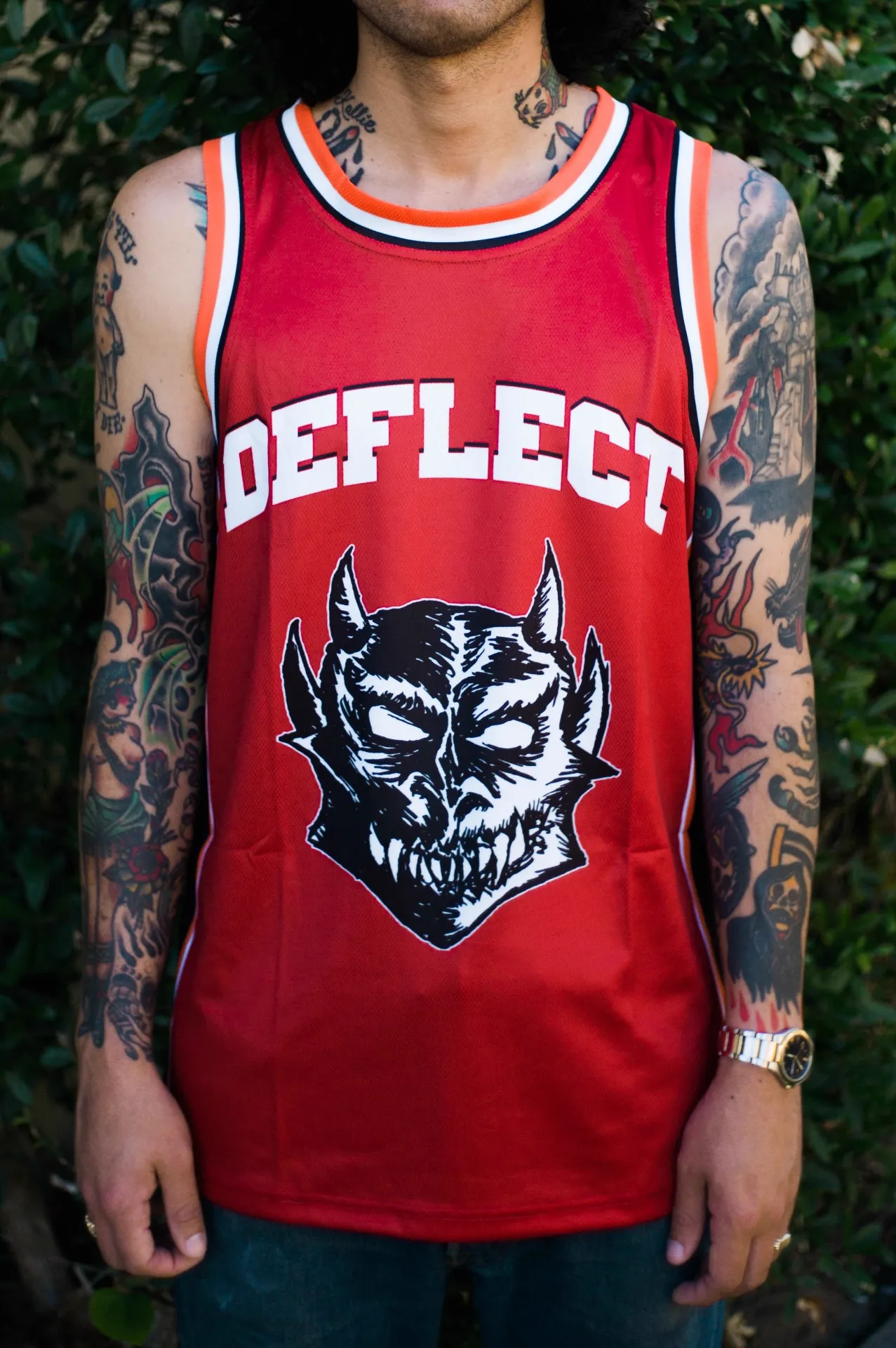 Custom Cut & Sew Sublimated Basketball Jersey for @DeflectHC by Colorblox Merch in Gilbert AZ